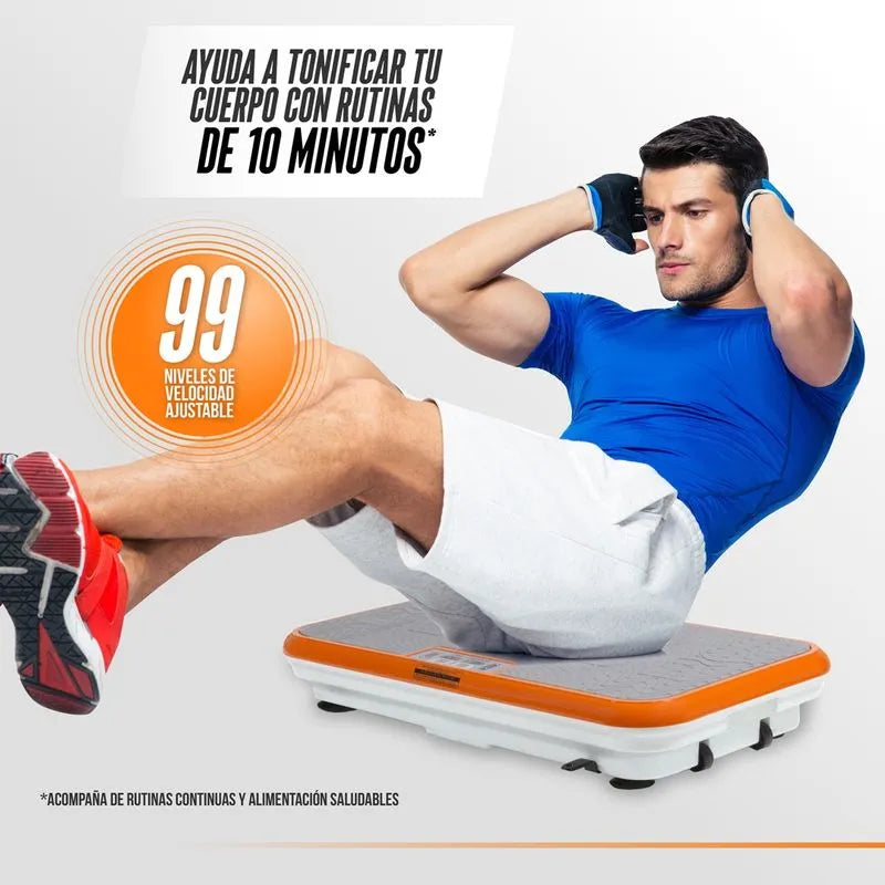 Power Fit Elite DELUXE-Plataforma Vibratoria de  Ejercicio