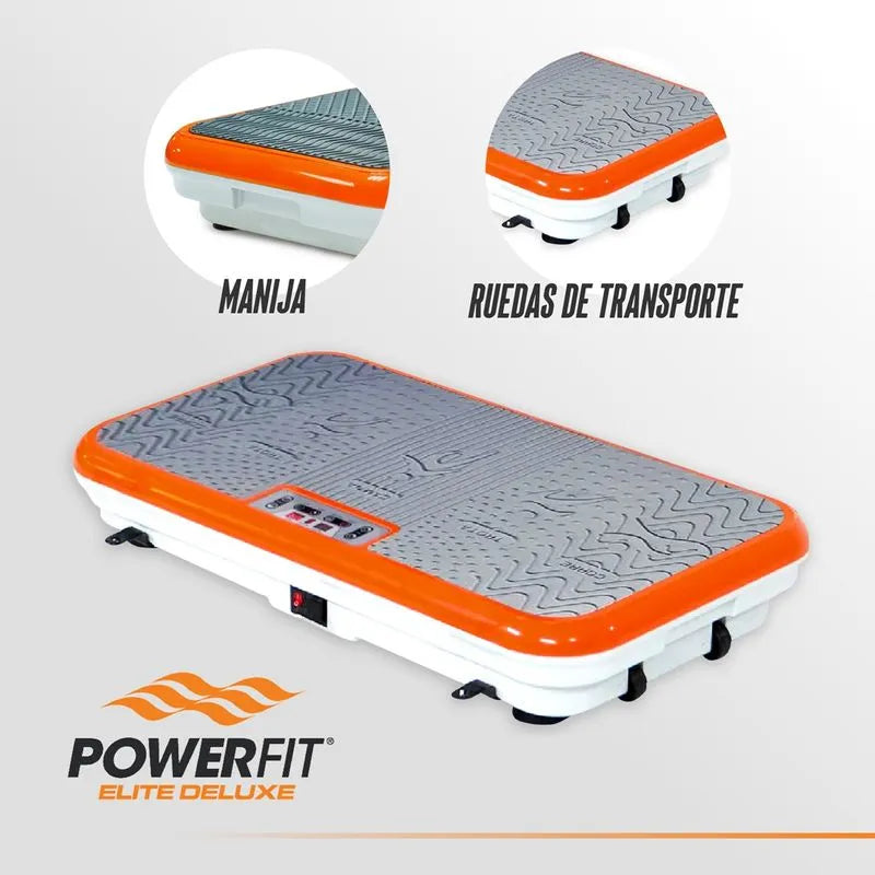 Power Fit Elite DELUXE-Plataforma Vibratoria de  Ejercicio