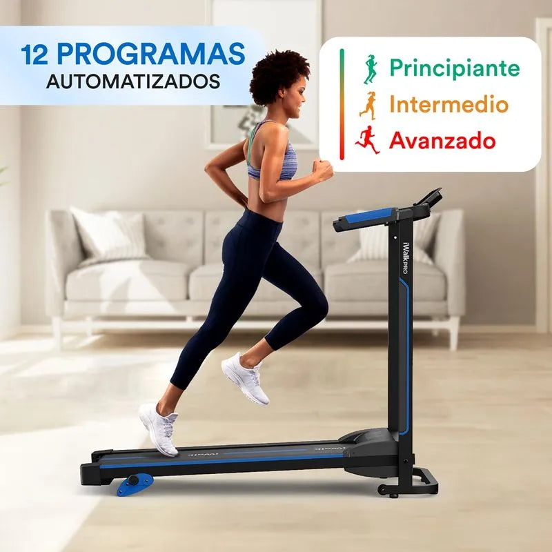iWalk Pro 110V Caminadora y trotadora plegable y portátil con sensores inteligentes
