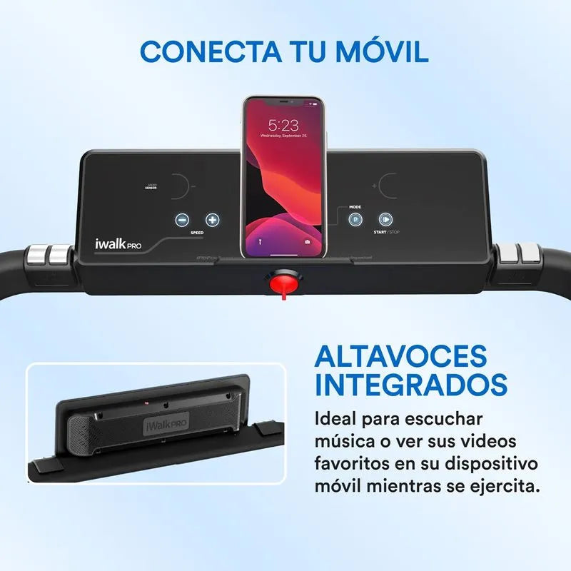 iWalk Pro 110V Caminadora y trotadora plegable y portátil con sensores inteligentes