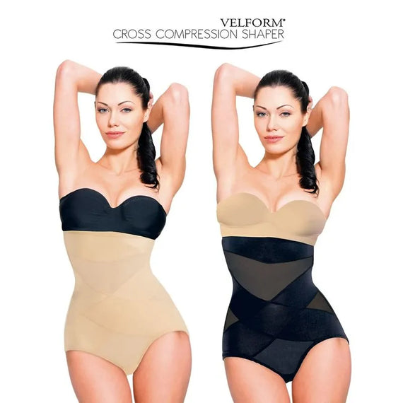 Velform Cross Compression Shaper- Prenda moldeadora control de abdomen y glúteos