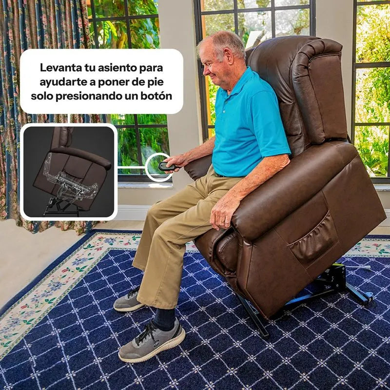 Stand Up Seat - Sillón elevador Deluxe masajeador y reclinable