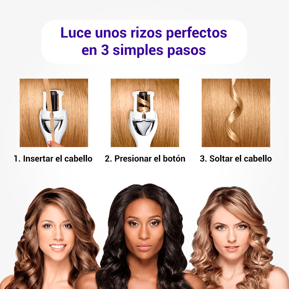Instyler Tulip Curl - Rizadora de cabello para obtener ondas perfectas