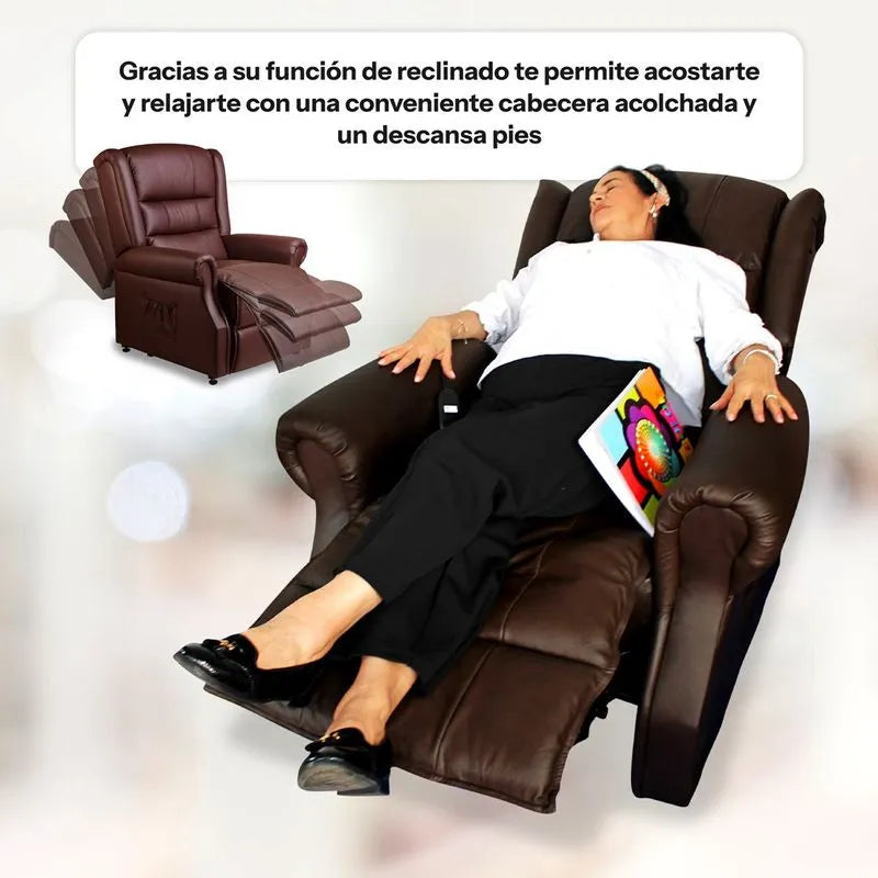 Stand Up Seat - Sillón elevador Deluxe masajeador y reclinable