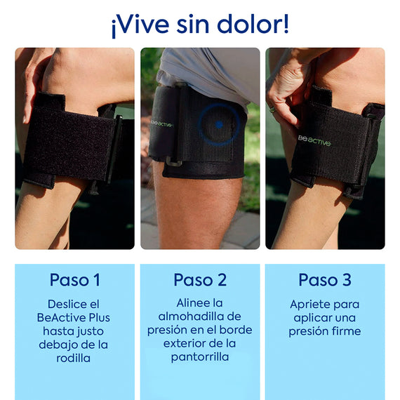 Be Active - Rodillera con almohadilla de presión de compresión