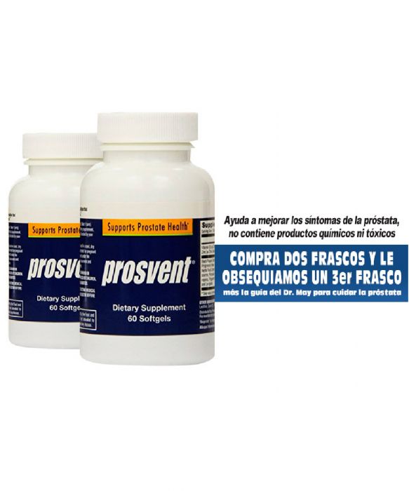 PROSVENT-SUPLEMENTO NUTRICIONAL BUENA SALUD EN LA PROSTATA Y FUNCION URINARIA